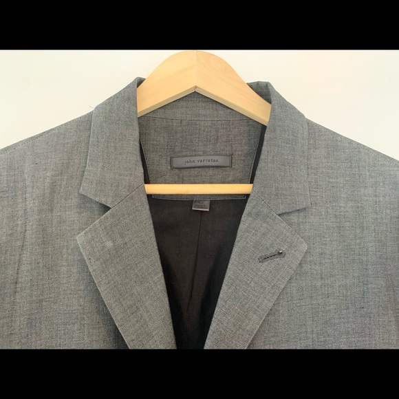 Men’s Grey John Varvatos Military Style Blazer - Picture 5 of 5